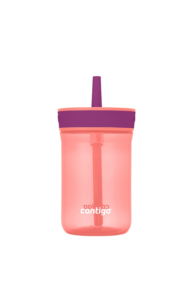 Kids’ Leighton Straw Tumbler with Spill-Proof Leak-Proof Lid, 14oz R2