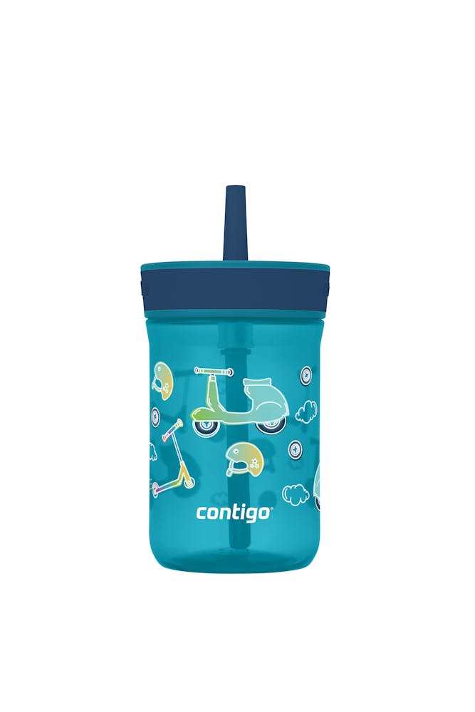 Kids’ Leighton Straw Tumbler with Spill-Proof Leak-Proof Lid, 14oz R2