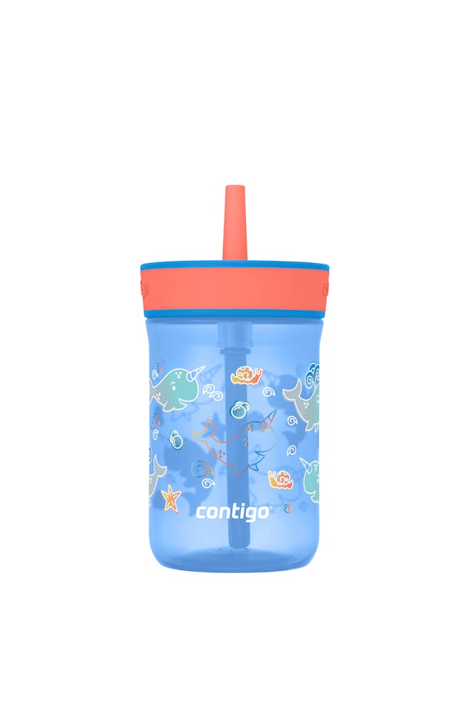 Kids’ Leighton Straw Tumbler with Spill-Proof Leak-Proof Lid, 14oz R2